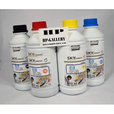 جوهر پرینتر یک لیتر 4 رنگ اسکای اچ پی HP SKY - 1000cc